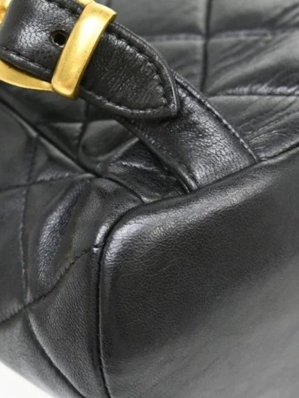 Chanel Black Lambskin Large Duma Backpack NQ09355 - Picture 5 of 11